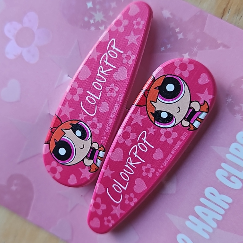 POWERPUFF GIRLS BLOSSOM 2 HAIR CLIPS - Picture 4 of 8